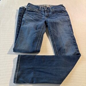 Ariat REAL Denim Women 28L Straight Leg Jeans Medium Wash Blue 10017216